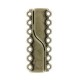 DQ metall Magnetverschluss 7 Ringe Antik Bronze